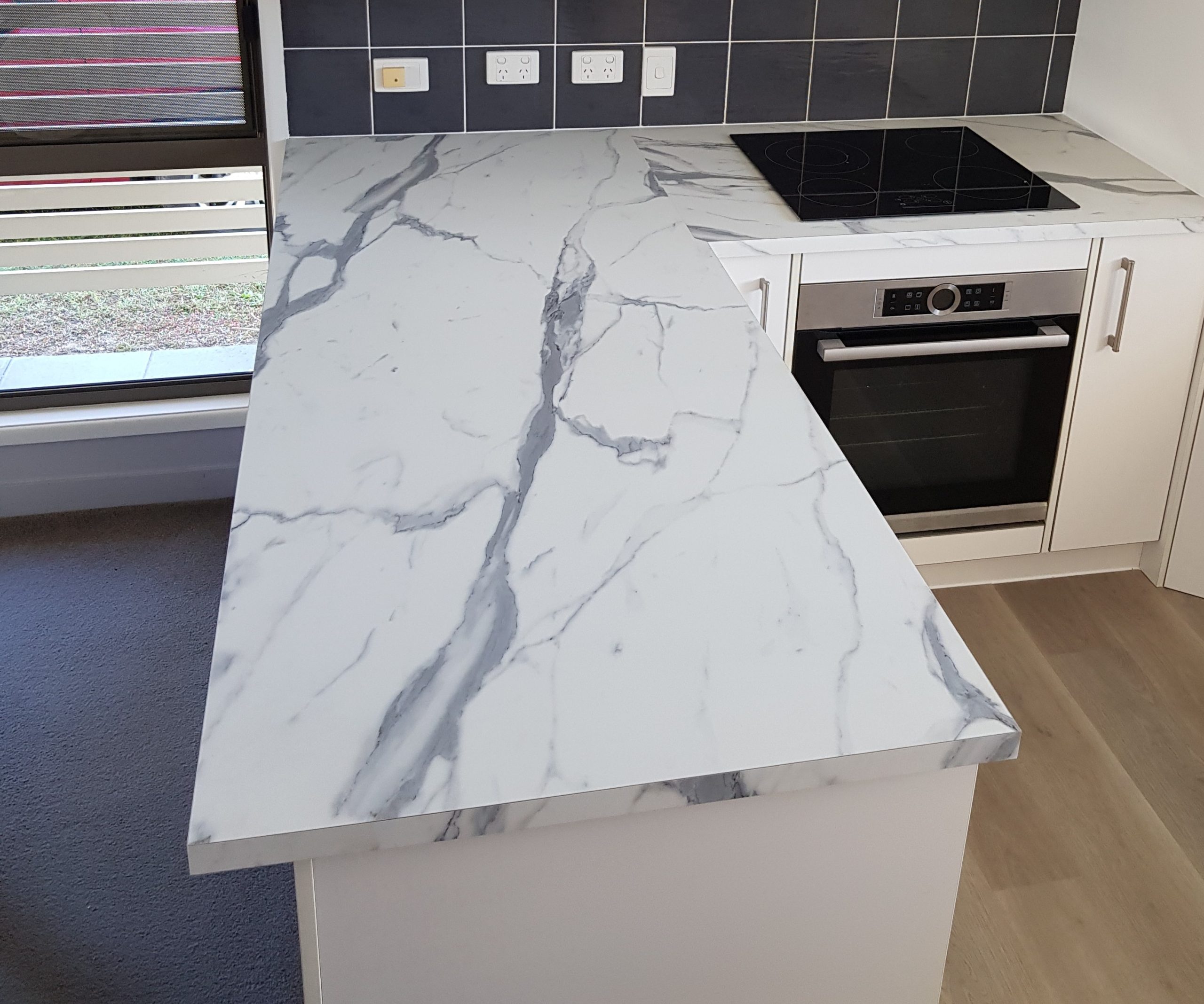 Calcutta matt laminate benchtop replacement Virginia